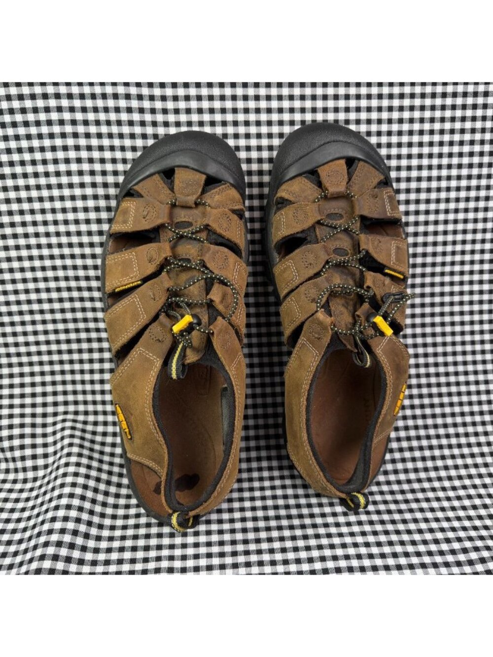 Keen Newport Leather Sandal Men's 13 Brown Closed Toe Hiking Water Outdoor Shoe